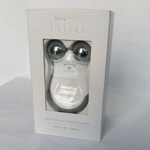 NuFace Mini Petite Facial Toning Device in White and Silver